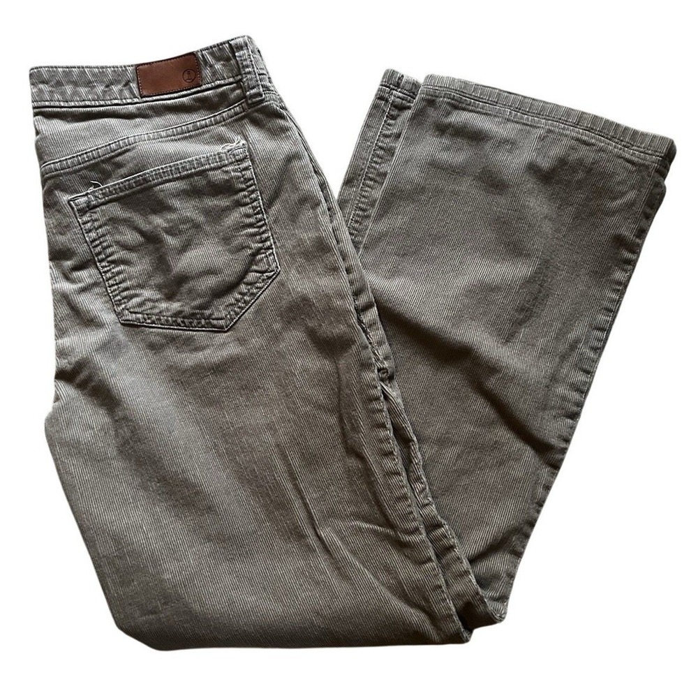 Lands‎ End Brown Mid Rise Bootcut Corduroy Jeans Womens 8